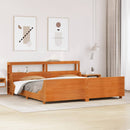 sengeramme uden madras 180x200 cm massivt fyrretræ gyldenbrun