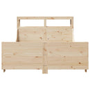 sengeramme uden madras 140x190 cm massivt fyrretræ