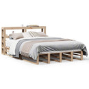 sengeramme uden madras 150x200 cm massivt fyrretræ