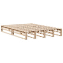 sengeramme uden madras 160x200 cm massivt fyrretræ