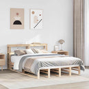 sengeramme uden madras 160x200 cm massivt fyrretræ