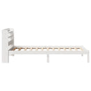 sengeramme uden madras 90x190 cm massivt fyrretræ hvid