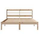 sengeramme uden madras 160x200 cm massivt fyrretræ