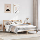sengeramme uden madras 160x200 cm massivt fyrretræ