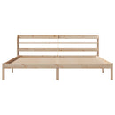 sengeramme uden madras 180x200 cm massivt fyrretræ