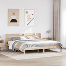 sengeramme uden madras 180x200 cm massivt fyrretræ