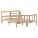 sengeramme uden madras 160x200 cm massivt fyrretræ