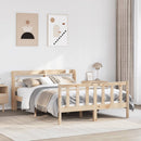 sengeramme uden madras 160x200 cm massivt fyrretræ