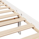 sengeramme uden madras 90x190 cm massivt fyrretræ hvid