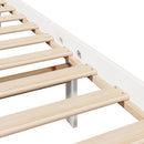 sengeramme uden madras 90x200 cm massivt fyrretræ hvid