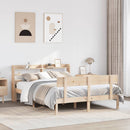 sengeramme uden madras 160x200 cm massivt fyrretræ