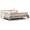 sengeramme uden madras 180x200 cm massivt fyrretræ