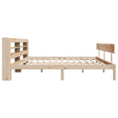 sengeramme uden madras 180x200 cm massivt fyrretræ