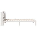 Sengeramme med hovedgærde uden madras Hvid 100x200 cm