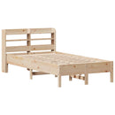 sengeramme uden madras 75x190 cm massivt fyrretræ