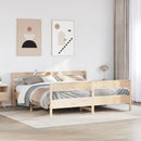 sengeramme uden madras 180x200 cm massivt fyrretræ