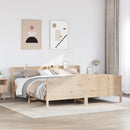 sengeramme uden madras 180x200 cm massivt fyrretræ