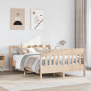 sengeramme uden madras 160x200 cm massivt fyrretræ