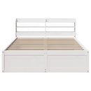 sengeramme med sengegavl135x190 cm massivt fyrretræ hvid