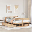 sengeramme uden madras 160x200 cm massivt fyrretræ