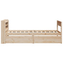 sengeramme uden madras 90x200 cm massivt fyrretræ