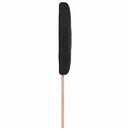 LED sengegavl Sort 90 cm Fløjl