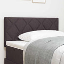 LED sengegavl Brun 100 cm Stof