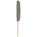 LED sengegavl Gråbrun 100 cm Stof