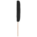LED sengegavl Sort 180 cm Fløjl