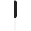LED sengegavl Sort 200 cm Stof