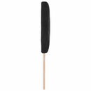 LED sengegavl Sort 200 cm Fløjl