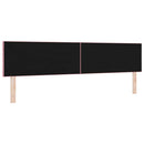 LED sengegavl Lyserød 200 cm Fløjl