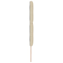 LED sengegavl med LED-lysstrimler Creme 200 cm Stof