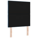 LED sengegavl Blå 80 cm Stof