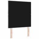 LED sengegavl Mørkegrå 80 cm Fløjl