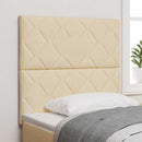 LED sengegavl Creme 90 cm Stof