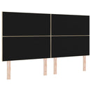 LED sengegavl Creme 180 cm Stof