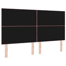 LED sengegavl Lyserød 180 cm Fløjl