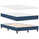 Box spring seng med hovedgærde Blå 120 x 190 cm Stof