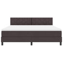 Box spring seng med pude Mørk Brun 180 x 200 cm Stof