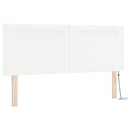 Box spring seng med madras Hvid 140 x 200 cm Kunstlæder
