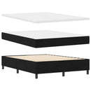 Box spring seng med hovedgærde Sort 140 x 200 cm Stof