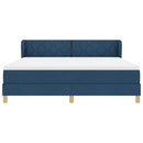 Box spring seng med hovedgærde Blå 180 x 200 cm Stof