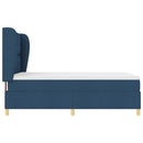 Box spring seng med hovedgærde Blå 200 x 140 cm Stof