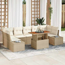 Have Spisebordssæt med pude 8 pcs Beige og creme