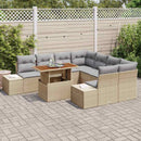 Have Spisebordssæt med pude 9 pcs Beige og grå