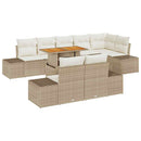 Have Spisebordssæt med pude 9 pcs Beige og creme