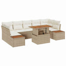 Have Spisebordssæt med pude 8 pcs Beige og creme