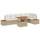 Have Spisebordssæt med pude 7 pcs Beige og creme
