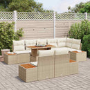 Have Spisebordssæt med pude 9 pcs Beige og creme